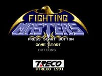 une photo d'Ã©cran de Fighting Masters sur Sega Megadrive